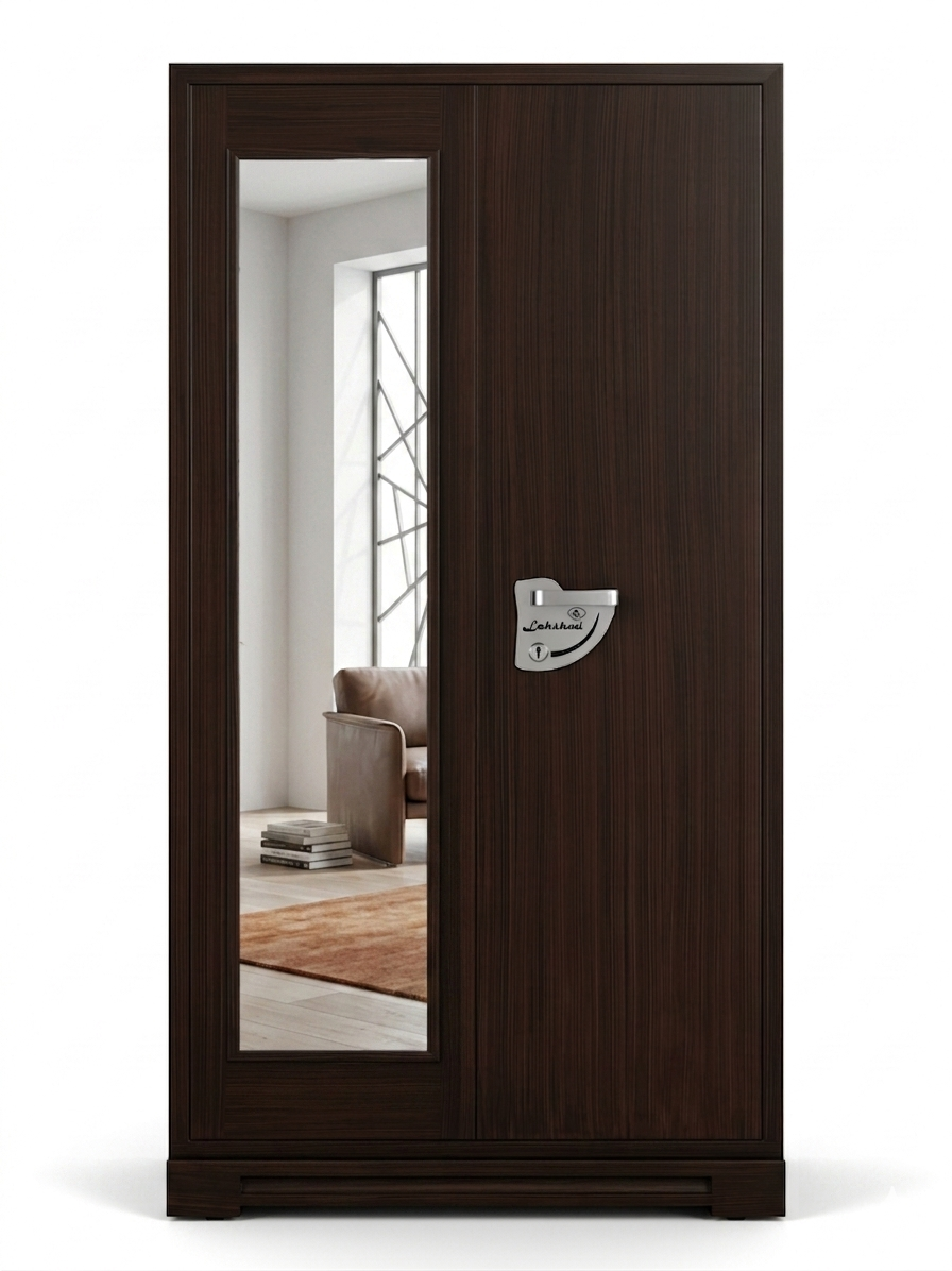 36 inch very light steel almirah front view