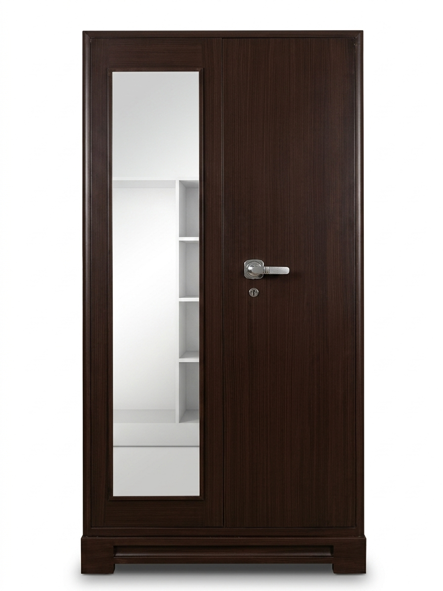 36 inch very light steel almirah front view