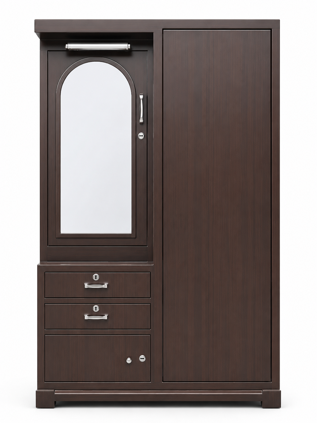 36 inch very light steel almirah front view